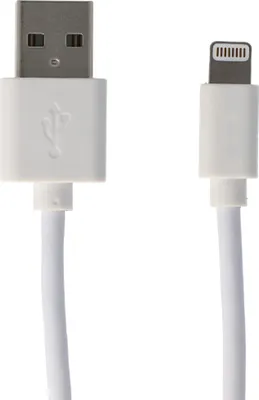 Produktbild von USB Lade- & Synckabel für iPhone, Apple iPod oder iPod mit Lightning Connector, weiß 2 Meter