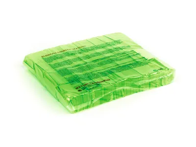 Immagine prodotto di Coriandoli Slowfall rettangolari 55x18mm, verde neon, UV-attivi, 1kg