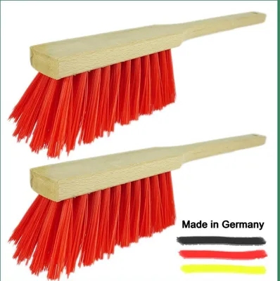Image de Novaliv 2x Balai à main Manche long I 45 cm I Poils en élaston I Balai à neige pour voiture Balayette de lavage brush and pan