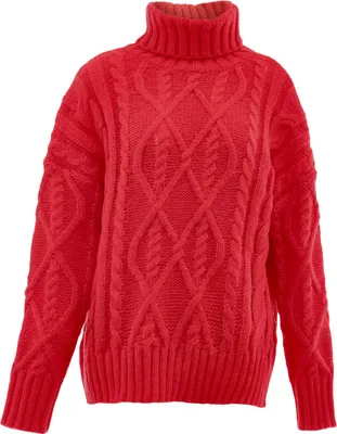 Zdjęcie produktu dla Sookie damski sweter z golfem – koralowy, M/L