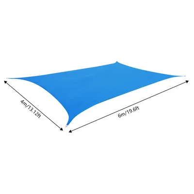 Produktbild von Sonnensegel, langlebiges HDPE-Material, UV-Schutz, Blau