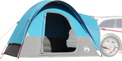 Image de vidaXL Tente de voiture 4 personnes Bleu Imperméable
