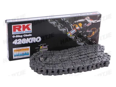 Produktbild von RK Kette 428 Kro 136 C Grau/Grau Offen