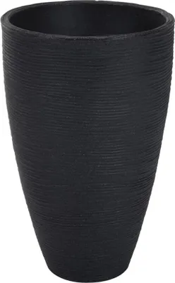 Produktbild von PROGARDEN Gerippter Blumentopf 28 x 43 cm anthrazit KO-Y54192100