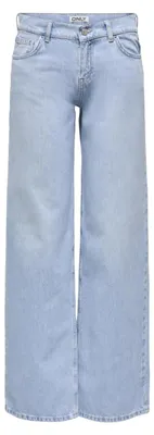 Produktbild von ONLY Onlbrenda Low Wide DNM Cro045 – Größe XS / 32L, Light Blue Bleached Denim