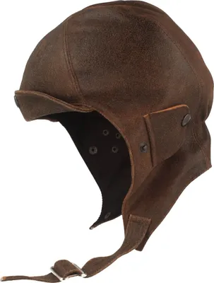 Bullani Cabriohaube aus echtem Leder in braun