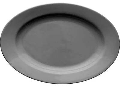 Produktbild von 6x Ovale Servierplatte Serie Kaszub/ Hel, Porzellan, 280x195 mm
