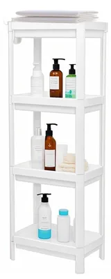 Imagen del producto de Omgoods - Estante de baño independiente con 4 niveles