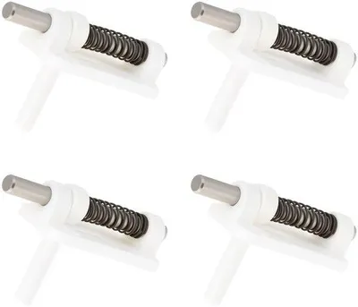 Obrázok produktu pre Zámky pre modely riadené diaľkovým ovládaním - 4 kusy - Malé pružinové zámky - 23,5 mm x 13 mm x 8 mm - Priemer čapu 3 mm