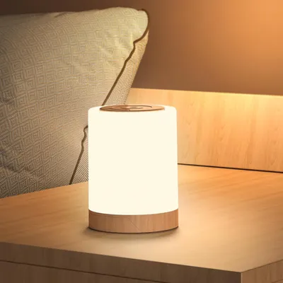 Zdjęcie produktu dla Lampka dotykowa LED Lampki nocne stołowe ładowane przez USB z możliwością ściemniania Ciepłe białe lampki nocne RGB do salonu na zewnątrz sypialni biura