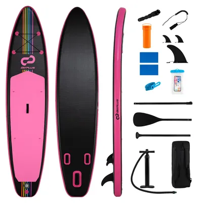 Produktbild von COSTWAY Stand Up Paddling Board, 336 cm SUP Board mit komplettem Zubehör für 2 Personen, aufblasbares Paddle Board für Anfänger & alle Könnensstufen