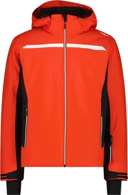 Produktbild von CMP Herren Skijacke aus Twill mit abnehmbarer Kapuze orange 52