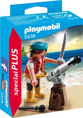 Produktbild von PLAYMOBIL 5378 - Pirat mit Kanone