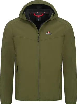Produktbild von Höhenhorn Alpberg Herren leichte Softshell Jacke Outdoor Grün Gr. L