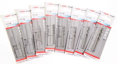 Produktbild von BOSCH Spiralbohrer Set 8-tlg. 1-4 mm HSS-G B…