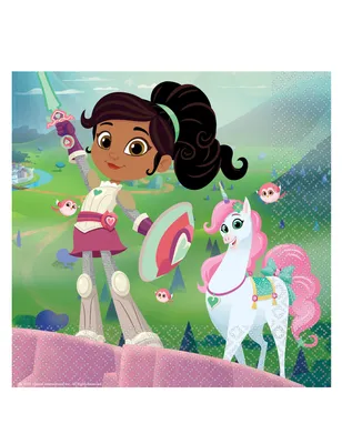 Produktbild von Serviette 33x33cm Nella The Princess Knight
