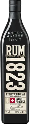 Produktbild von Etter Söhne AG Distillerie Zug RUM1823 - Swiss Rum 40% vol NV Rum ( 1 x 0.7 L )