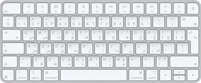 Immagine prodotto di Apple Magic tastiera Universale USB + Bluetooth QWERTY Arabico Bianco