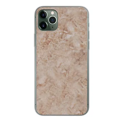 Produktbild von MuchoWow® Handyhülle Schutzhülle Hülle für iPhone 11 Pro Max Marmor - Braun - Muster Silikon Softcase Handy Hülle - Schutz
