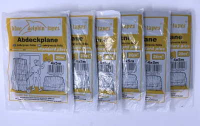 Image de Film de couverture LDPE, transparent, 13 my, 4 x 5 m