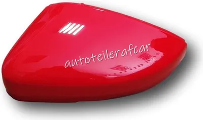 Produktbild von Spiegelkappe Abdeckung Gehäuse lackiert Für VW UP VW POLO 6R 2009 -> rot LP3G