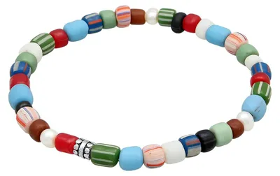 Image de Bracelet bouddhiste pour hommes, orné de perles de rivière