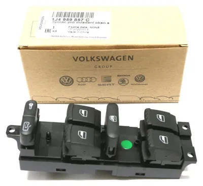 Obrázek produktu pro Spínač pro ovládání oken a Škoda (originál) 1J4959857C