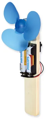 Immagine prodotto di Kit ventilatore manuale in legno per bambini a partire da 10