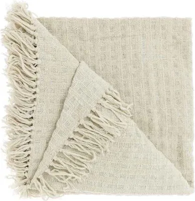 Produktbild von Unique Living - Plaid Verlin Taubenweiß 130x180