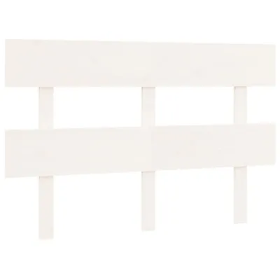 Image de vidaXL Tête de lit blanc 124x3x81 cm pin massif