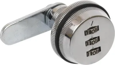 Produktbild von Kombinationsschloss Zylinder 19 mm Silber für Kassette