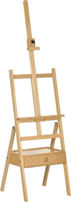 Zdjęcie produktu dla Sztaluga Sztaluga Stojąca Składana Sztaluga Drewniana Sztaluga Studyjna Z Regulacją Wysokości Z Uchwytem, Na Płótna O Wysokości Do 92 Cm