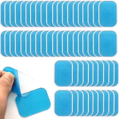Obrázok produktu pre Unyqoos® EMS-gélové podložky – 60 náhradných podložiek (2 podložky/balenie), 6×4 cm, určené pre EMS/elektrostimuláciu brušných svalov, šetrné k pokožke, vysoká vodivosť