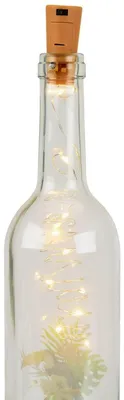 Produktbild von Flaschenlicht 10 LEDs Lichterkette Korken Drahtlichterkette Dekolicht Partylicht