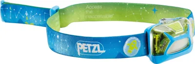 Produktbild von Petzl TIKKID, Stirnband-Taschenlampe, Blau, IPX4, CE, CPSIA, 4 lm, 30 lm
