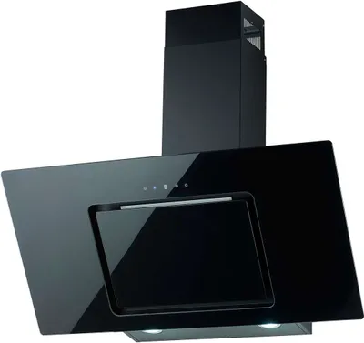 Produktbild von PKM Kopffreihaube S7-90ABTH - 90 cm, schwarz, Randabsaugung, Dunstabzugshaube