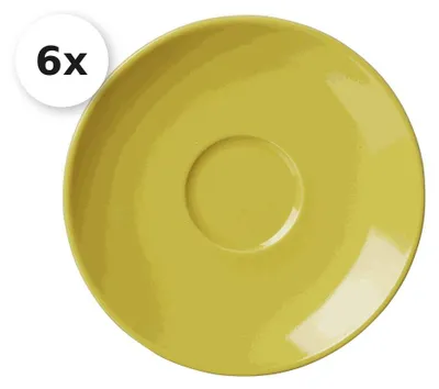 Produktbild von Untertasse für Espresso 6er Set Doppio sonnengelb