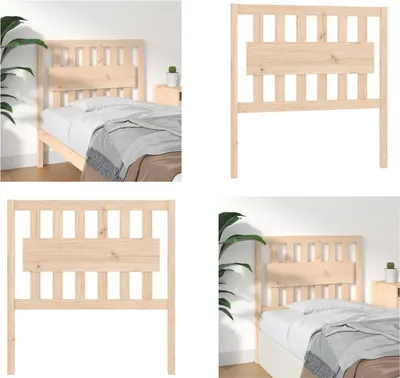 Produktbild von vidaXL Kopfteil 95,5x4x100 cm Massivholz Kiefer - Kopfteil - Kopfteile - Bettkopfteil - Holzkopfteil
