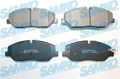 Obrázek produktu pro Sada brzdových destiček SAMKO Přední brzdové destičky pro HYUNDAI H350 Kasten 5SP2057
