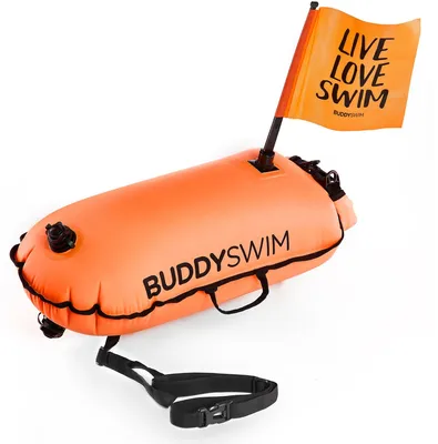Obrázok produktu pre Buddyswim plávacia bója Drybag plávací vak plávacia pomôcka bója Open Water s vlajkou