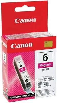 Obrázek produktu pro Canon BCI-6M, Purpurová, Inkoust na pigmentové bázi, 1 kusů