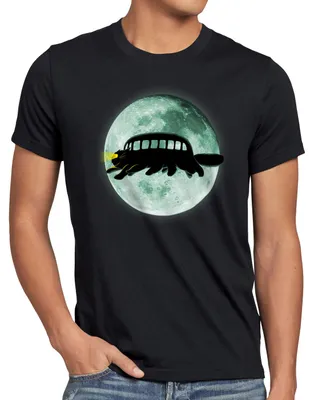 Produktbild von style3 Nekobus Herren T-Shirt stop neko nachbar tonari no