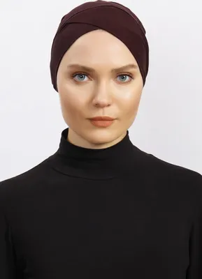 Produktbild von Praktish Capraz Hijab BONE Bonnet Braun Kopftuch Untertuch Tesettür Scarf