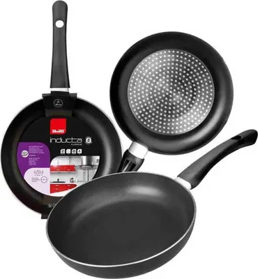 Produktbild von Ibili 410024 Frypan Inducta Bratpfanne, 24 cm max. Durchmesser, Aluminium, Induktionsherd-geeignet, Antihaftbeschichtung