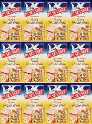 Produktbild von 12x Paneangeli Lievito Pizzaiolo Torte Salate e Piadine istant hefe Mischung ( 3 x 15g ) Italienische Hefe