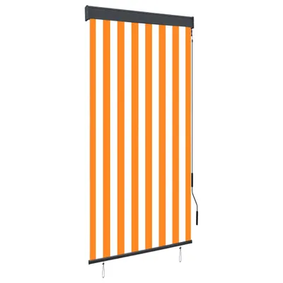 Obrázek produktu pro The Living Store venkovní roleta 80 x 250 cm bílá a oranžová