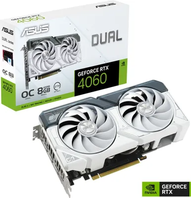 Produktbild von Asus 90Yv0Jc2-M0Na00 Dual-Rtx4060-O8G-White