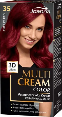 A box of Joanna hair dye with a model's face and hair shown.