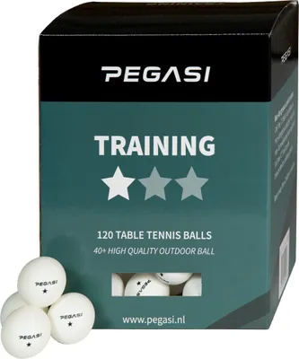 Produktbild von Pegasi Tischtennisbälle - Weiße Tischtennisbällen 1 Stern Tischtennisbälle - 40+ Qualität - 120 STK. - Weiß