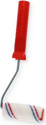 Produktbild von Farbrolle Polyamid 6mm mit Bügel 10 cm Maler Streich Rolle Farb Walze Lack